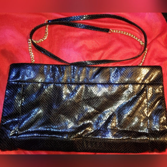 Faux snake skin purse/clutch - Picture 1 of 5